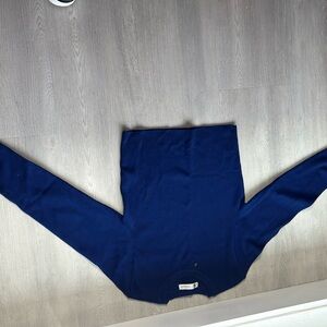 Zara Royal Blue Knit Crop Top